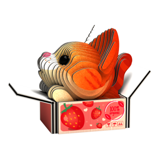 EUGY Kočka Pumpkin 3D kartonová skládačka - 