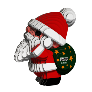 Santa Claus 3D kartonová skládačka - 
