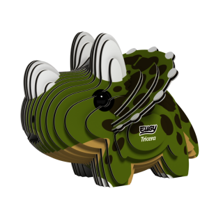 EUGY Triceratops 3D kartonová skládačka - 