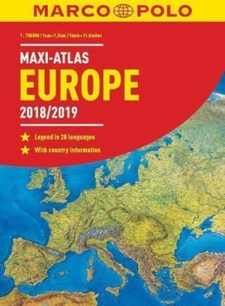 Europe 2018/19 maxi atlas 1:750 000 - neuveden