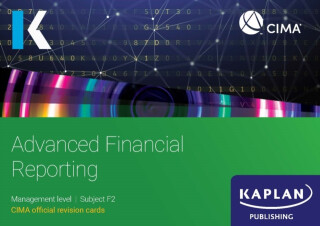 F2 ADVANCED FINANCIAL REPORTING - REVISION CARDS - KAPLAN