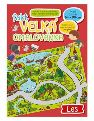Fakt velká omalovánka Les - neuveden