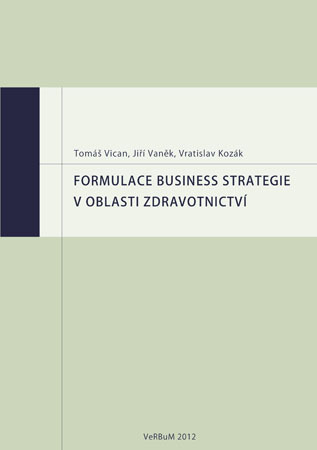 Formulace business strategie v oblasti zdravotnictví - Jiří Vaněk,Vratislav Kozák,Tomáš Vican