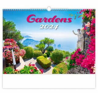 Gardens - nástěnný kalendář 2024 - neuveden
