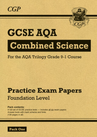 GCSE Combined Science AQA Practice Papers: Foundation Pack 1 - CGP Books