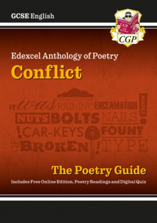 GCSE English Edexcel Poetry Guide - Conflict Anthology includes Online Edition, Audio & Quizzes - CGP Books