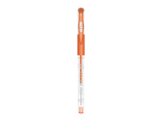 Gelové pero kus NEON - orange, oranžová - 