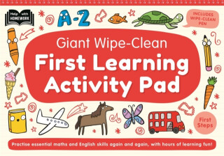 Giant Wipe-Clean First Learning Activity Pad - Autumn Publishing