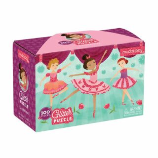 Glitter Puzzle:Ballerinas/Puzzle s glitry: Baletky (100 dílků) - neuveden