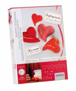 Glorex Kreativní sada na výrobu odlévaných mýdel Soap fix srdce (poškozené) - neuveden