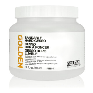 Golden Sandable Hard Gesso - brousitelný šeps, 946 ml - 
