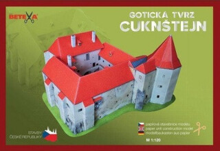 Gotická tvrz Cuknštejn - vystřihovánky - neuveden