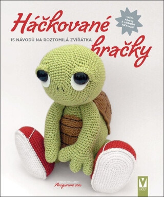 Háčkované hračky - želva - kol.