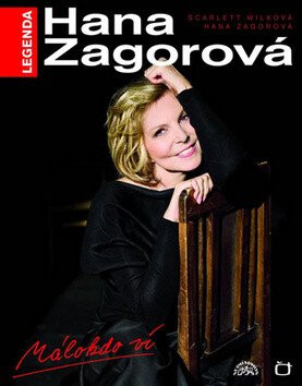 Hana Zagorová - Málokdo ví, kniha + DVD - Hana Zagorová,Scarlett Wilková