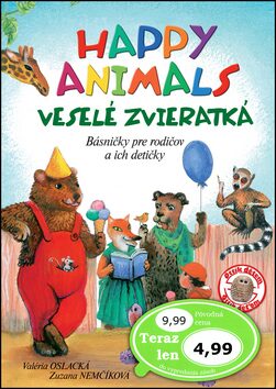 Happy Animals Veselé zvieratká - Zuzana Nemčíková,Valéria Oslacká