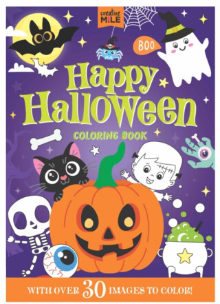 Happy Halloween Colouring Book - Creative Mile