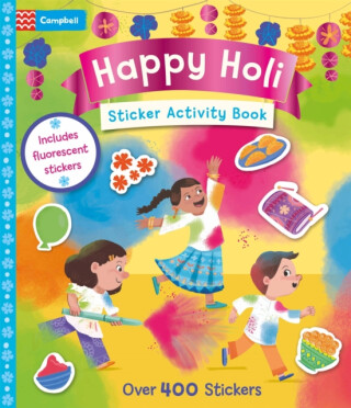 Happy Holi Sticker Activity Book - Campbell Books