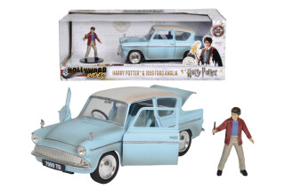 Harry Potter Auto Ford Anglia 1959 1:24 a figurka Harryho Pottera - 