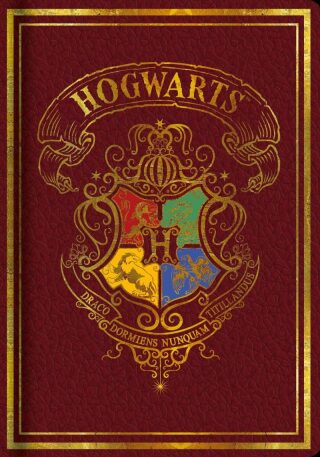 Harry Potter Zápisník - Colourful červený - neuveden