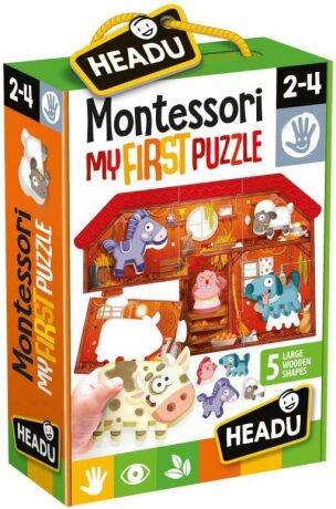 HEADU: Montessori Moje první puzzle - Farma (Defekt) - neuveden