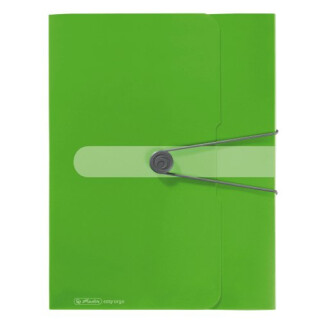 Herlitz - Box na spisy A4/4 cm, jablkově zelený - 