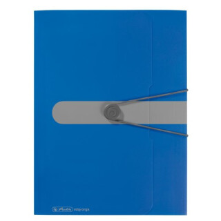 Herlitz - Desky s gumou A4 modré - 