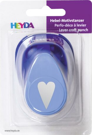 HEYDA Ozdobná děrovačka velikost M -srdce 2,2 cm - neuveden