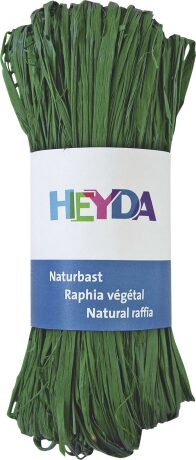 HEYDA Přírodní lýko - tmavě zelené 50 g - neuveden