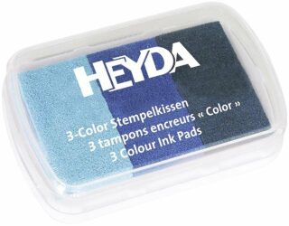 HEYDA Razítkovací polštářek - 3 odstíny modré - neuveden