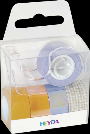 Páska papírová mini lepicí 5ks - lila - neuveden