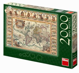 Puzzle Historická mapa světa - neuveden