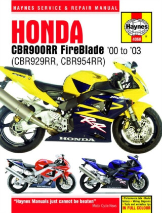 Honda CBR900RR FireBlade (00 - 03) Haynes Repair Manual - Haynes Publishing