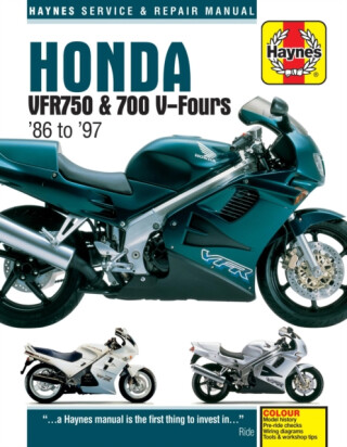 Honda VFR750 & 700 V-Fours (86 - 97) Haynes Repair Manual - Haynes Publishing