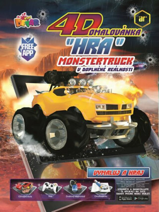Hra Monstertruck - 4D omalovánka - neuveden