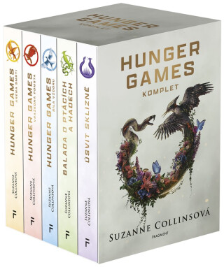HUNGER GAMES – komplet, 1.-5.díl - box - Suzanne Collinsová