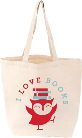 I Love Books Tote Bag - 
