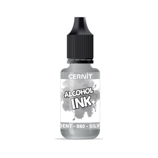 Inkoust Cernit na alkoholové bázi 20ml – 080 silver - 