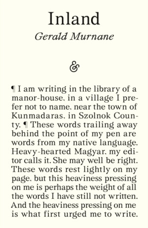 Inland - Gerald Murnane