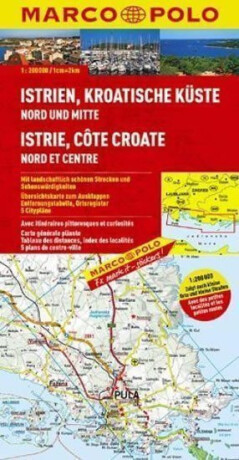 Istrie,Chorvat. pobřeží - mapa1:200000 - neuveden