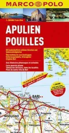 Itálie - Apulie/mapa - neuveden
