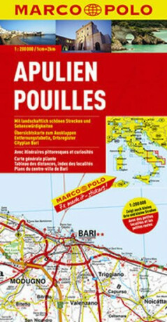 Itálie - Apulie/mapa - neuveden