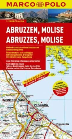 Itálie č. 10 - Abruzzen, Molise / mapa 1:200T MD - neuveden