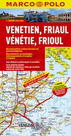 Itálie č. 4- Veneto,Friaul/mapa 1:200T MD - neuveden