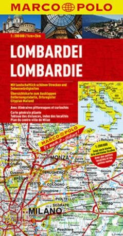 Itálie - Lombardie/mapa - neuveden