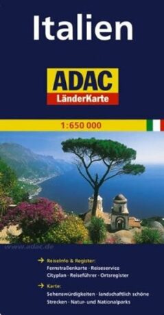 Itálie/mapa1:650T ADAC - Kolektiv autorů