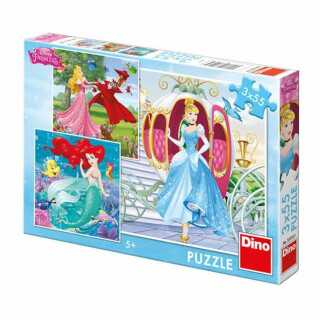 Já jsem princezna - Puzzle 3x55 - Walt Disney