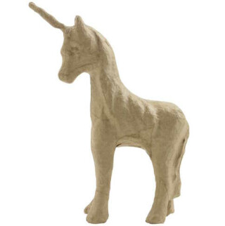 Jednorožec z papírové hmoty - 