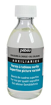 Jemný lesklý malířský lak pro olejové barvy 245 ml - 