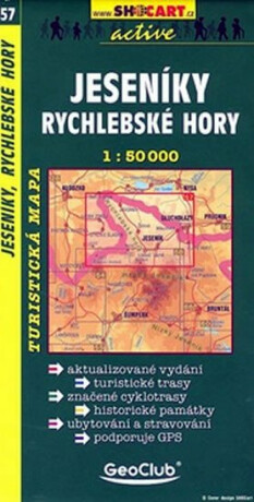 SC 057 Jeseníky, Rychlebské hory 1:50 000