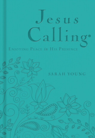Jesus Calling, Teal Leathersoft, with Scripture References - Sarah Young